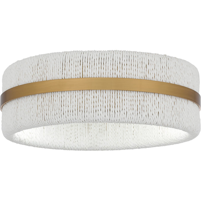 Myhouse Lighting Quoizel - QFL6220BRG - Two Light Flush Mount - Quoizel Flush Mount - Brushed Gold