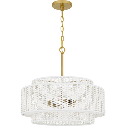 Myhouse Lighting Quoizel - QP6161BRG - Five Light Pendant - Quoizel Pendant - Brushed Gold