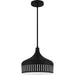 Myhouse Lighting Quoizel - QP6208MBK - One Light Pendant - Quoizel Pendant - Matte Black