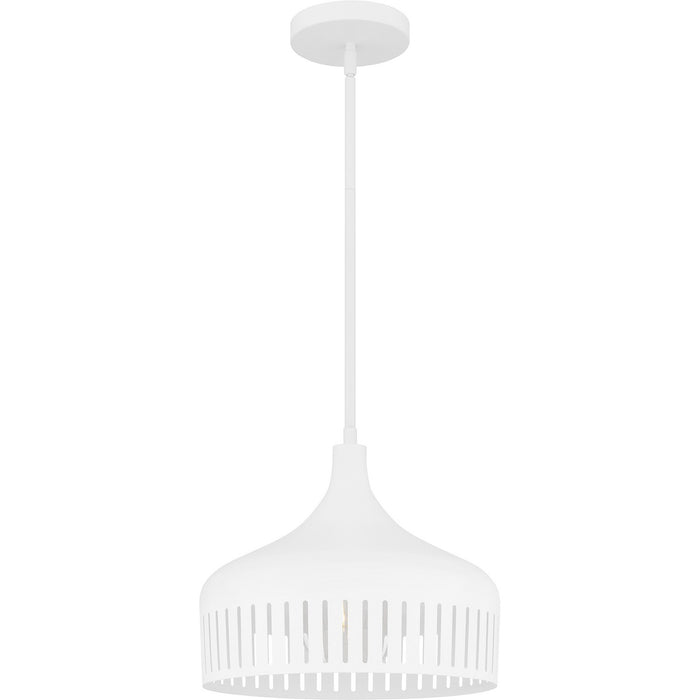 Myhouse Lighting Quoizel - QP6208W - One Light Pendant - Quoizel Pendant - Matte White