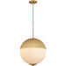 Myhouse Lighting Quoizel - QP6211BRG - Two Light Pendant - Quoizel Pendant - Brushed Gold