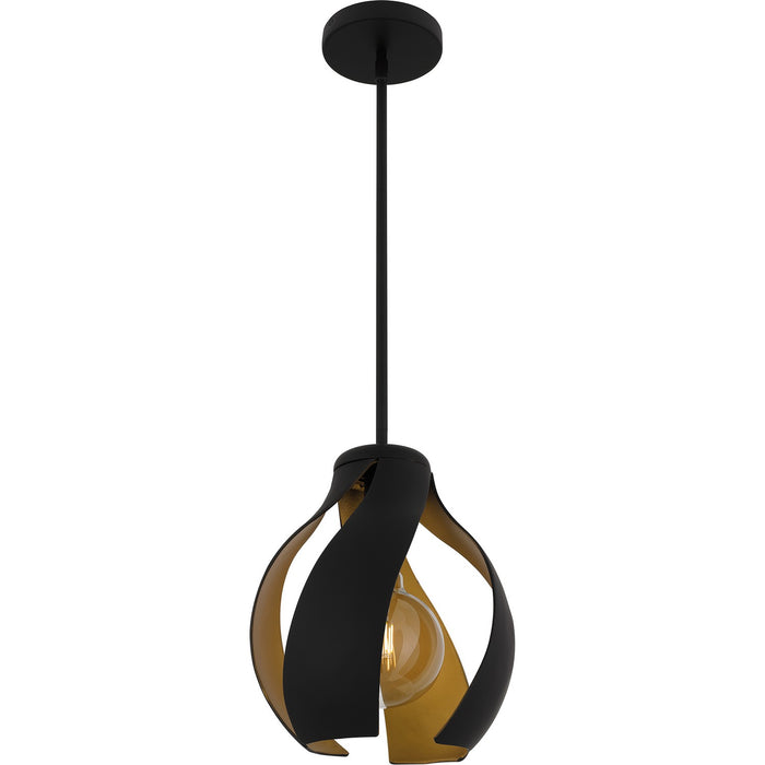 Myhouse Lighting Quoizel - QP6739MBK - One Light Pendant - Quoizel Pendant - Matte Black