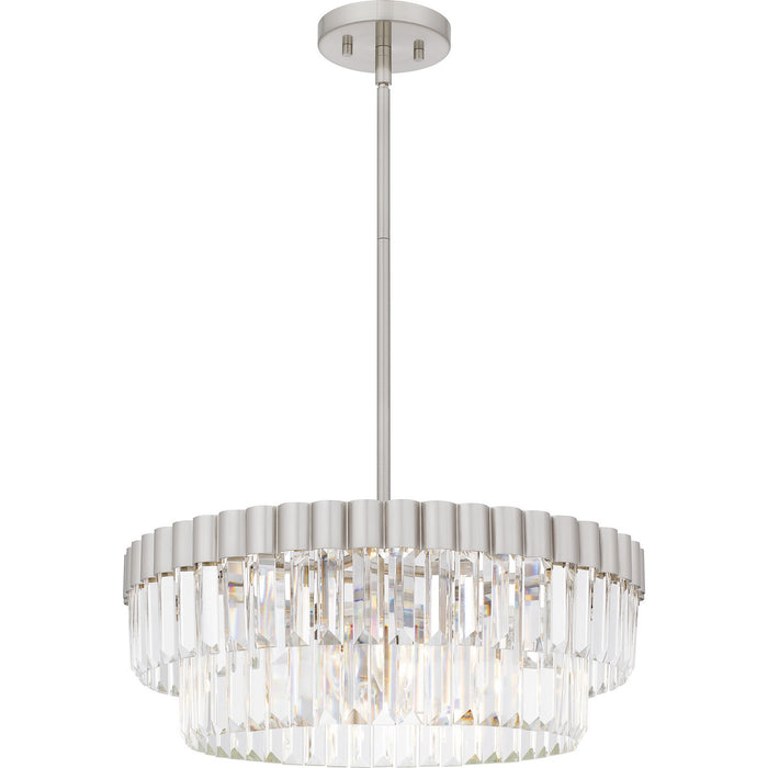 Myhouse Lighting Quoizel - QP6742BN - Four Light Pendant - Quoizel Pendant - Brushed Nickel