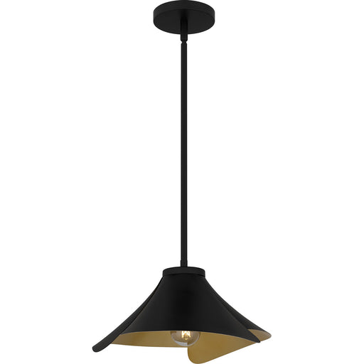 Myhouse Lighting Quoizel - QP6747MBK - One Light Pendant - Quoizel Pendant - Matte Black