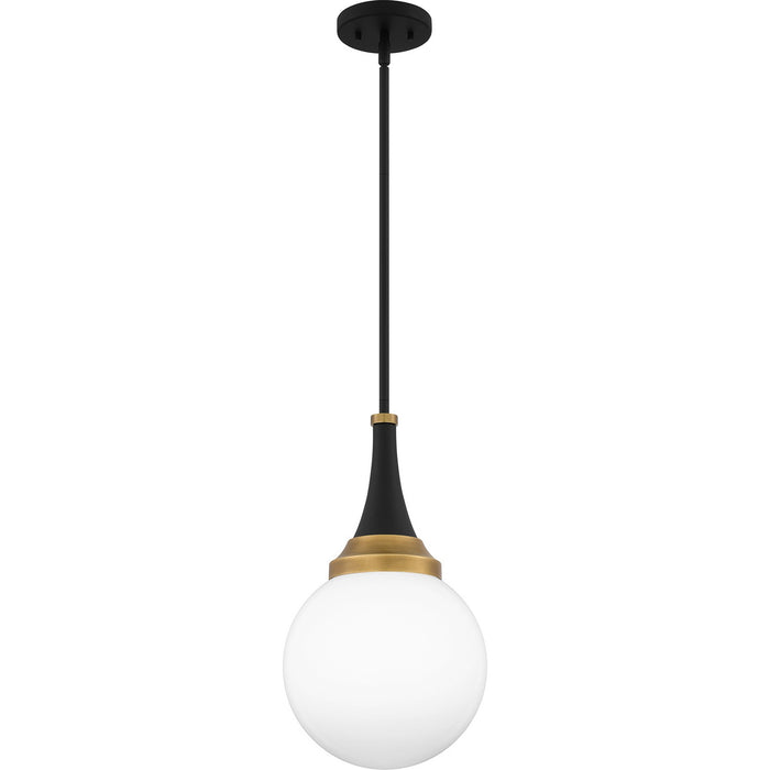 Myhouse Lighting Quoizel - QP6758MBK - One Light Pendant - Quoizel Pendant - Matte Black