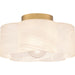 Myhouse Lighting Quoizel - QSF6760BWS - One Light Semi Flush Mount - Quoizel Semi-Flush Mount - Brushed Weathered Brass