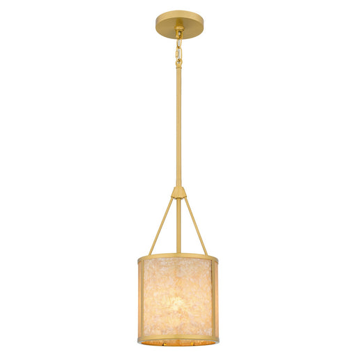 Myhouse Lighting Quoizel - STO1508BRG - One Light Mini Pendant - Stoneland - Brushed Gold