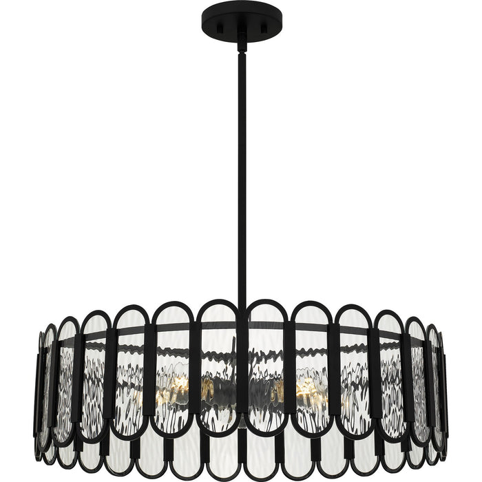 Myhouse Lighting Quoizel - VEA2824MBK - Five Light Pendant - Vera - Matte Black