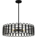 Myhouse Lighting Quoizel - VEA2824MBK - Five Light Pendant - Vera - Matte Black