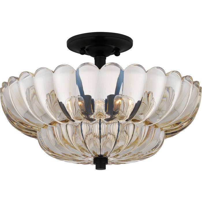 Myhouse Lighting Quoizel - WHP1716MC - Four Light Semi Flush Mount - Whitecap - Mottled Cocoa