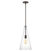 Myhouse Lighting Visual Comfort Studio - 6537001-112 - One Light Pendant - Arilda - Midnight Black