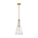 Myhouse Lighting Visual Comfort Studio - 6537001-848 - One Light Pendant - Arilda - Satin Brass