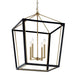 Myhouse Lighting Kichler - 52619CPZBK - Four Light Foyer Pendant - Delvin - Champagne Bronze