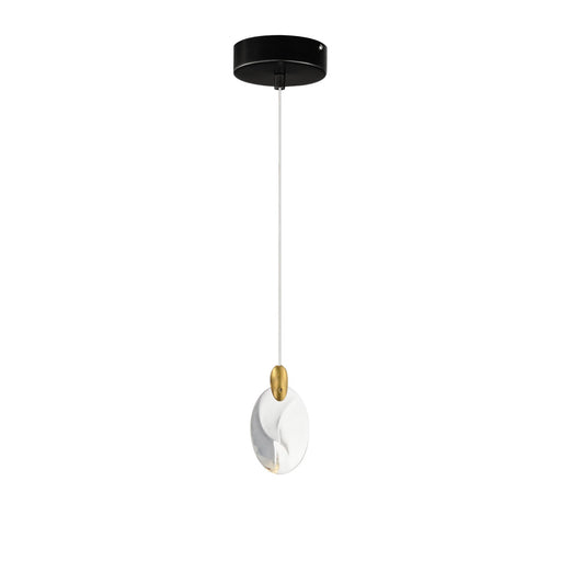 Myhouse Lighting ET2 - E11071-122BKPG - LED Pendant - Pebble - Black / Polished Gold