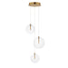 Myhouse Lighting ET2 - E25073-18NAB - LED Pendant - Global - Natural Aged Brass