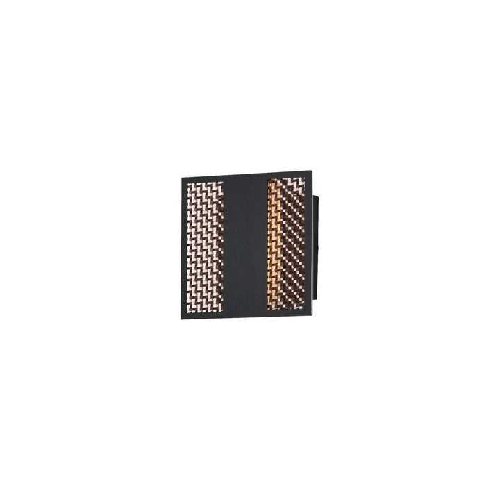 Myhouse Lighting ET2 - E30290-ACPBK - LED Outdoor Wall Sconce - Interlace - Black/Aged Copper