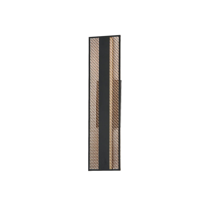 Myhouse Lighting ET2 - E30292-ACPBK - LED Outdoor Wall Sconce - Interlace - Black/Aged Copper