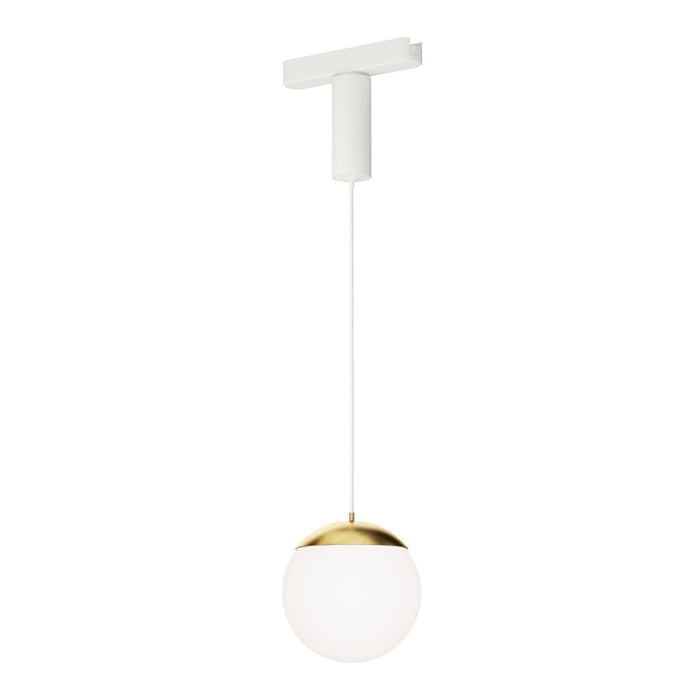 Myhouse Lighting ET2 - ETL31013-WTNAB - LED Track Pendant - Continuum - Track - White/Natural Aged Brass