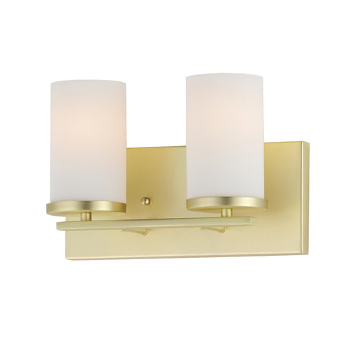 Myhouse Lighting Maxim - 10282SWSBR - Two Light Bath Vanity - Lateral - Satin Brass