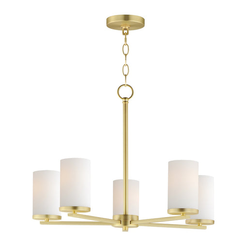 Myhouse Lighting Maxim - 10286SWSBR - Five Light Pendant - Lateral - Satin Brass