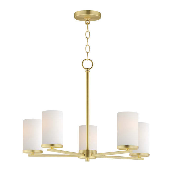 Myhouse Lighting Maxim - 10286SWSBR - Five Light Pendant - Lateral - Satin Brass