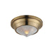 Myhouse Lighting Maxim - 10390PRNAB - One Light Flush Mount - Hargreaves - Natural Aged Brass