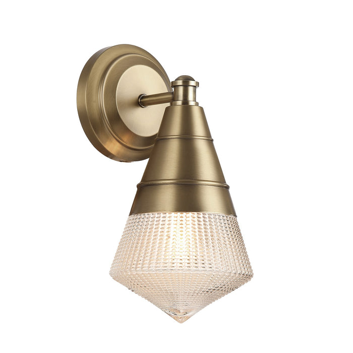 Myhouse Lighting Maxim - 10391PRNAB - One Light Wall Sconce - Hargreaves - Natural Aged Brass