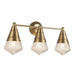 Myhouse Lighting Maxim - 10393PRNAB - Three Light Bath Vanity - Hargreaves - Natural Aged Brass