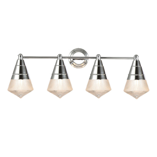 Myhouse Lighting Maxim - 10394PRPC - Four Light Bath Vanity - Hargreaves - Polished Chrome