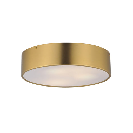 Myhouse Lighting Maxim - 10496WTSBR - Three Light Surface Mount - Tommy - Satin Brass