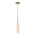 Myhouse Lighting Maxim - 10511MRNAB - One Light Pendant - Blizzard - Natural Aged Brass