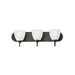 Myhouse Lighting Maxim - 11383FTBK - Three Light Bath Vanity - Axis - Black