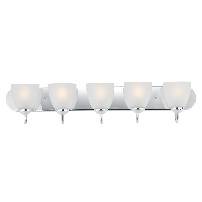 Myhouse Lighting Maxim - 11385FTPC - Five Light Bath Vanity - Axis - Polished Chrome