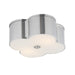 Myhouse Lighting Maxim - 12247WTPN - Two Light Flush Mount - Clover - Polished Nickel