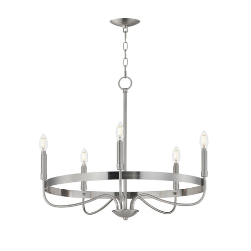 Myhouse Lighting Maxim - 14495SN - Five Light Chandelier - Frankie - Satin Nickel