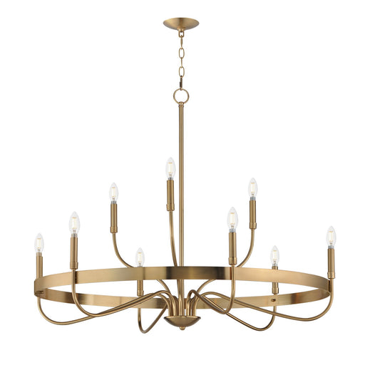 Myhouse Lighting Maxim - 14499HR - Nine Light Chandelier - Frankie - Heritage