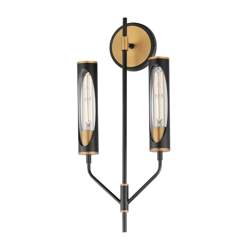 Myhouse Lighting Maxim - 16170CLBKAB - LED Wall Sconce - Regent - Black / Antique Brass