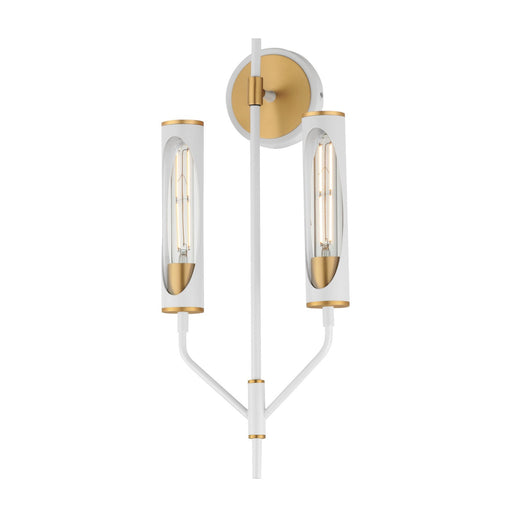 Myhouse Lighting Maxim - 16170CLLFGNAB - LED Wall Sconce - Regent - Light French Gray / Natural Aged Brass