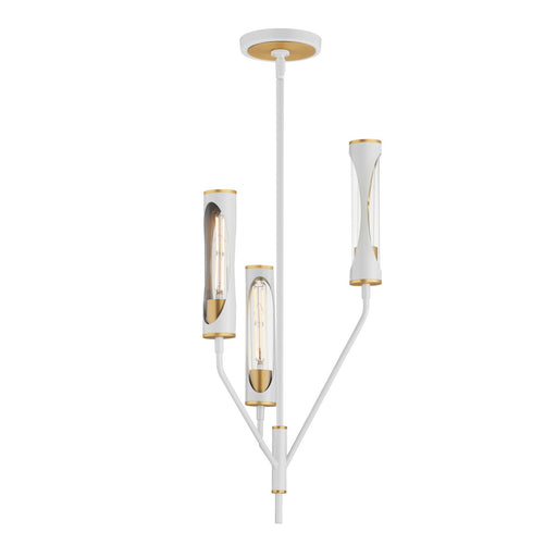 Myhouse Lighting Maxim - 16173CLLFGNAB - LED Pendant - Regent - Light French Gray / Natural Aged Brass