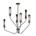 Myhouse Lighting Maxim - 16176CLBKAB - LED Pendant - Regent - Black / Antique Brass