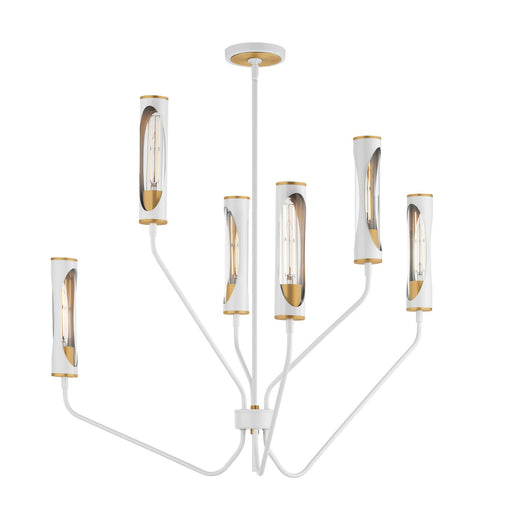 Myhouse Lighting Maxim - 16176CLLFGNAB - LED Pendant - Regent - Light French Gray / Natural Aged Brass