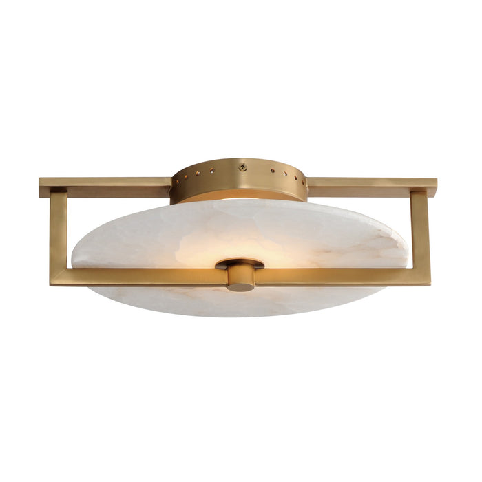 Myhouse Lighting Maxim - 18200WANAB - LED Wall Sconce/Flush Mount - Quarry - Natural Aged Brass