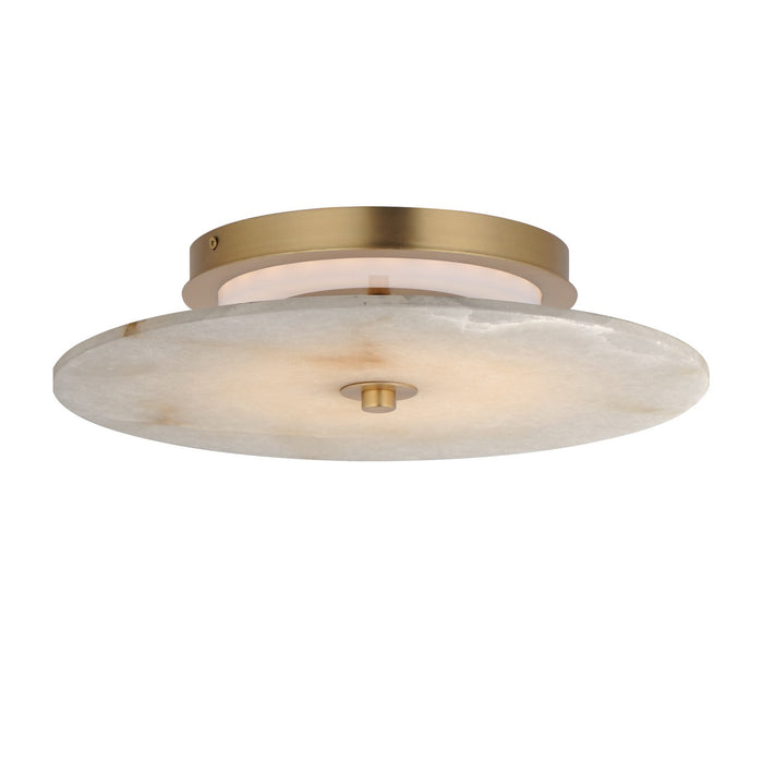 Myhouse Lighting Maxim - 18202WANAB - LED Wall Sconce/Flush Mount - Quarry - Natural Aged Brass