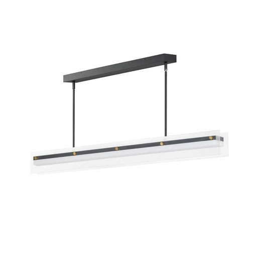 Myhouse Lighting Maxim - 21194CRBKNAB - LED Linear Pendant - Spectre - Black / Natural Aged Brass