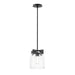 Myhouse Lighting Maxim - 21230CLBK - One Light Pendant - Scoop - Black