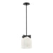 Myhouse Lighting Maxim - 21230MRBK - One Light Pendant - Scoop - Black