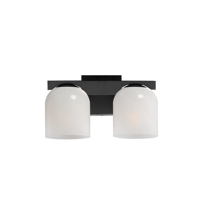 Myhouse Lighting Maxim - 21232MRBK - Two Light Bath Vanity - Scoop - Black