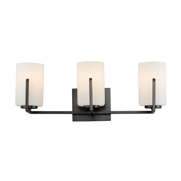 Myhouse Lighting Maxim - 21283SWBK - Three Light Bath Vanity - Dart - Black