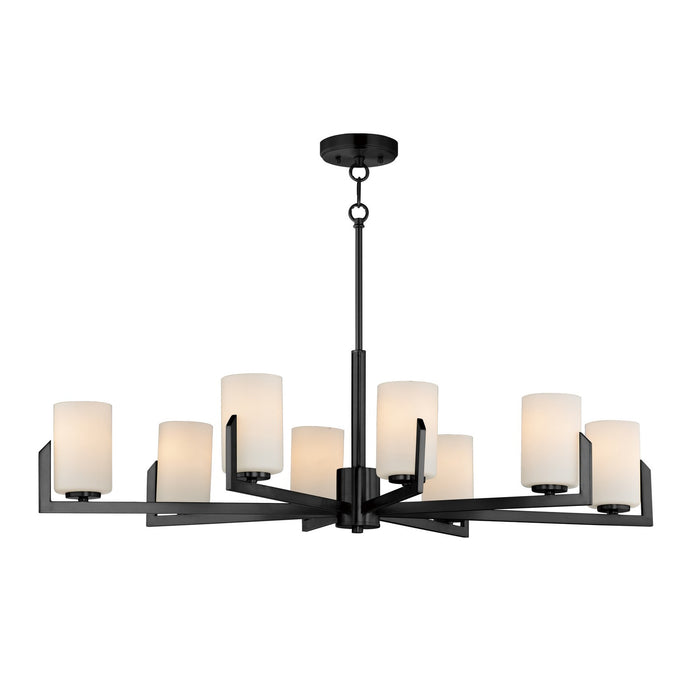 Myhouse Lighting Maxim - 21288SWBK - Eight Light Chandelier - Dart - Black