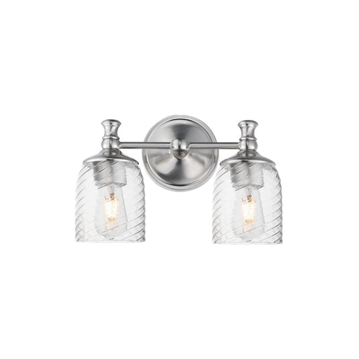 Myhouse Lighting Maxim - 21352CRSN - Two Light Wall Sconce - Swirl - Satin Nickel